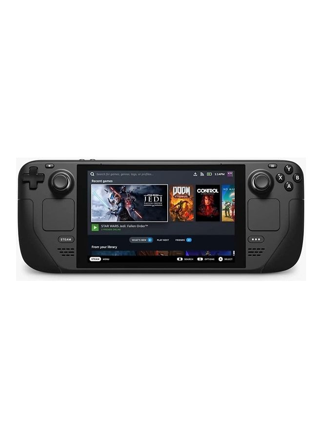 Compare Steam Deck 512GB Handheld Console 7 Inch 60Hz Touch Display 16GB LPDDR5 RAM BT 5.0 HD Haptics 6 Axis IMU SteamOS 3.0 2 Band WiFi 40Whr Battery 2 8H Game Play USBC at KSA Price