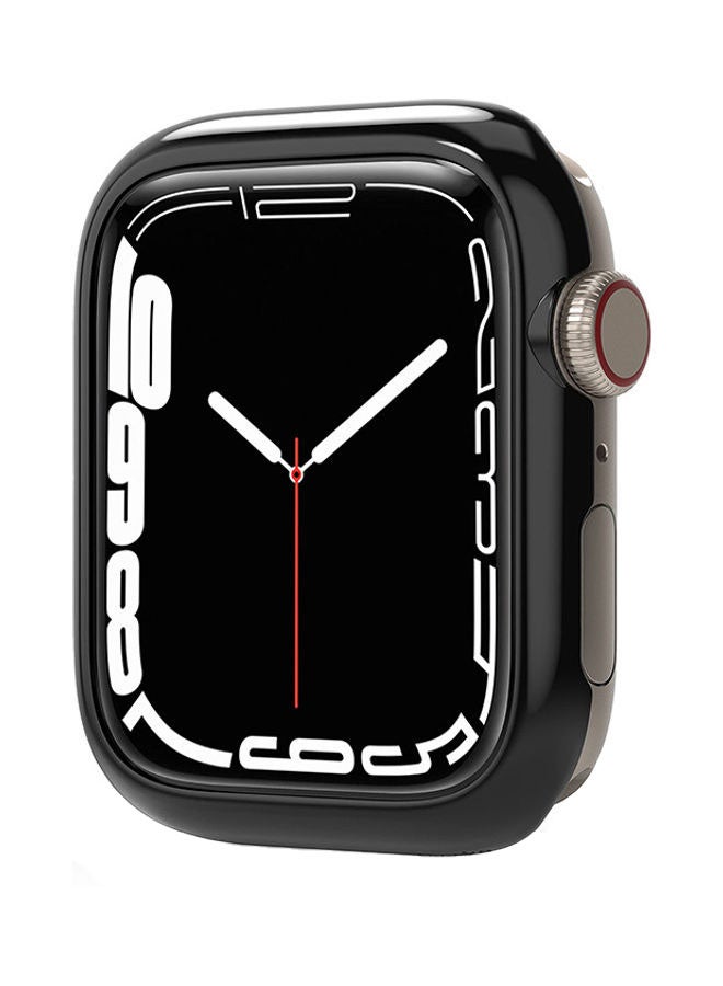 Compare Bezel Styling Compatible with Apple Watch 987 45mm Adhesive Frame Ring Cover Anti Scratch Stainless Steel Protection for Apple Watch 987 45mm  Black 4503 Black at KSA Price