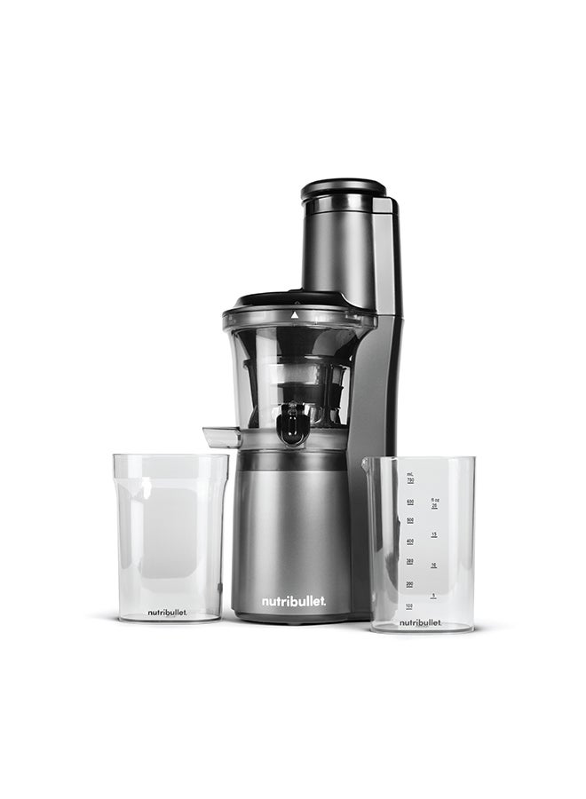Compare Slow Juicer, Slow Masticating Juicer Machine, Easy to Clean, Quiet Motor & Reverse Function, BPAFree, Cold Press Juicer with Brush 700 ml 150 W NBSJ300 Charcoal Black at KSA Price
