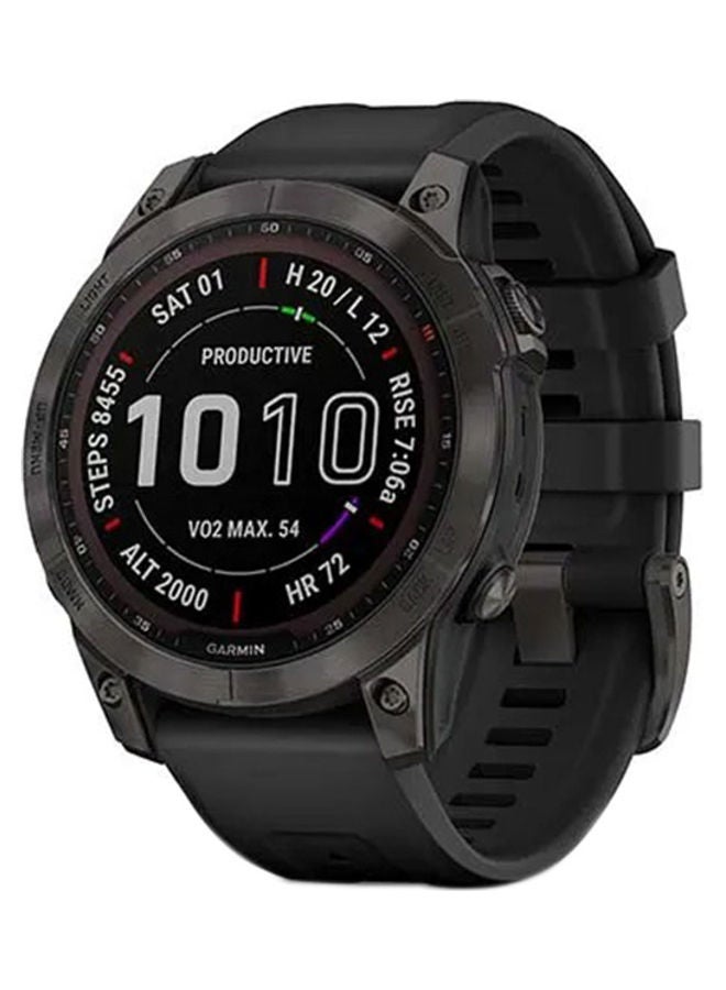 Compare Fenix 7 Sapphire Solar Smart Watch With DLC Titanium Band Black at KSA Price
