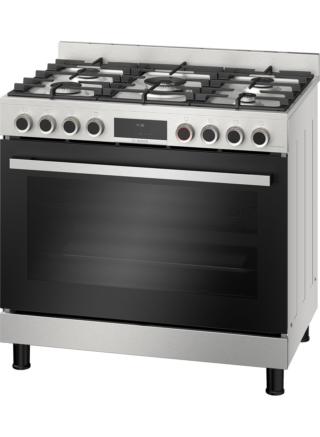 Compare Gas Range Cooker, 90 cm, with XXL Cooking Capacity HIZ5G7W50M Stainless Steel at KSA Price