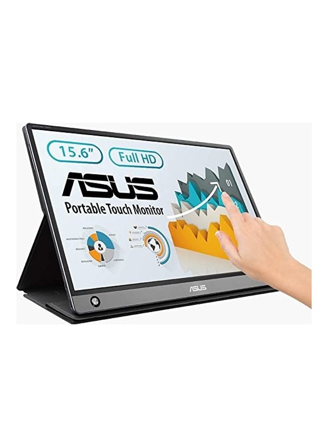 Compare ZenScreen MB16AMT 15.6Inch Full HD Portable Monitor Touch Screen IPS NonGlare BuiltIn Battery And Speakers Eye Care USB TypeC Micro HDMI With Foldable Smart Case black at KSA Price