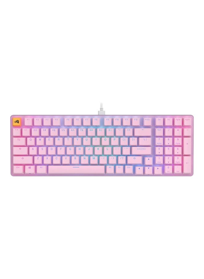 Compare Glorious Gaming Keyboard  GMMK 2  TKL Hot Swappable Mechanical Keyboard, Prebuilt, Red Switches, Wired, TKL Gaming Keyboard, Compact Keyboard  Full Size Keyboard Pink Keyboard at KSA Price