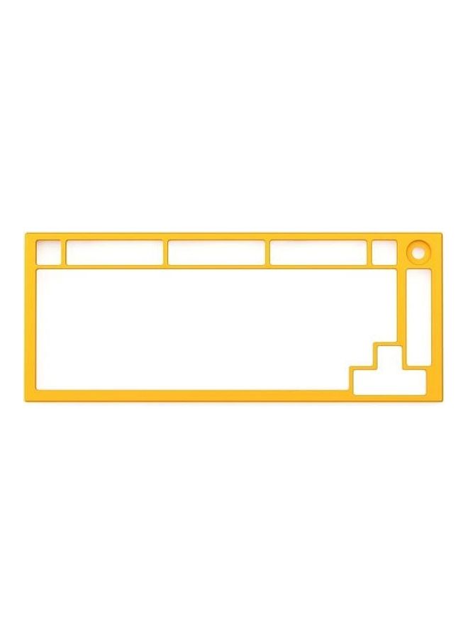 Compare Top Frame For Gmmk Pro  75% Keyboard With Knob  Glorious Gaming  Aluminum Mounting Frame For Custom Mechanical Keyboard For Pc Gaming And Programming Golden Yellow at KSA Price