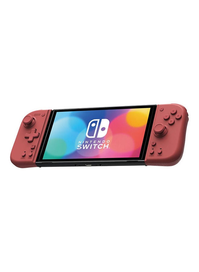 Compare Hori Nintendo Switch Split Pad Compact  Apricot Red at KSA Price