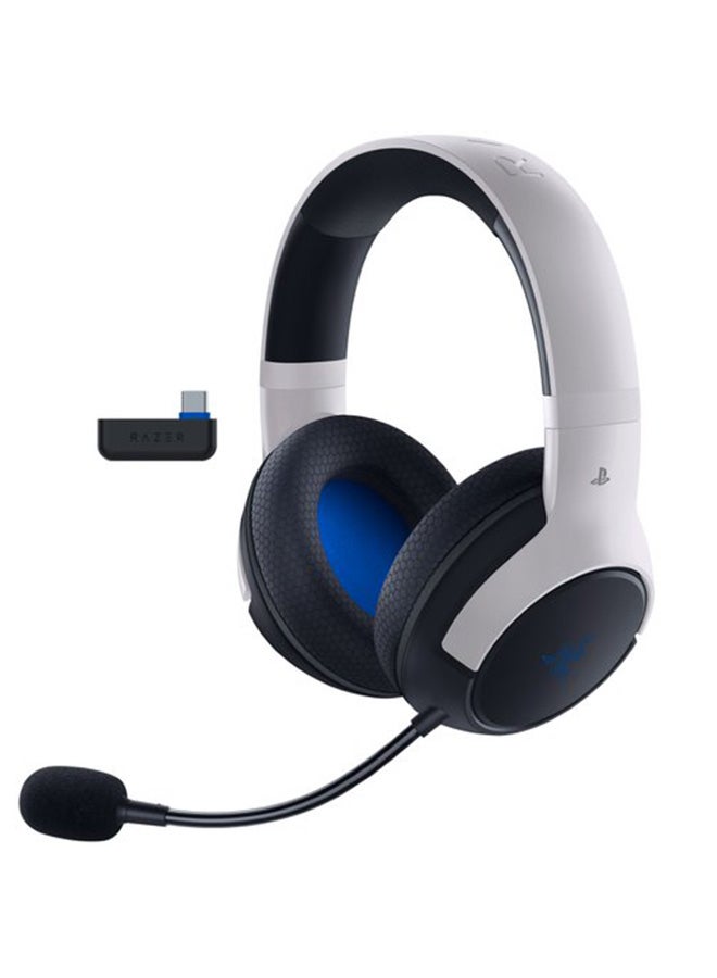 Compare Kaira X Wireless Gaming Headset Official Playstation Licenced for PS5, PS4, PC, Mobile: 50mm Drivers  HyperClear Cardioid Mic  Memory Foam Cushions  Bluetooth  30 Hr Battery  White & Black at KSA Price