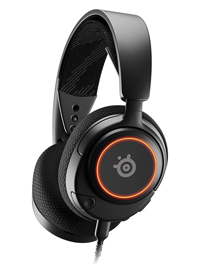 Compare Arctis Nova 3 MultiSystem Gaming Headset, HiFi Drivers, 360° Spatial Audio, RGB Lights, AirWeave Memory Foam Earcups, Lightweight, ClearCast Gen 2 Mic, For PCPS5PS4, Black | 61631 at KSA Price
