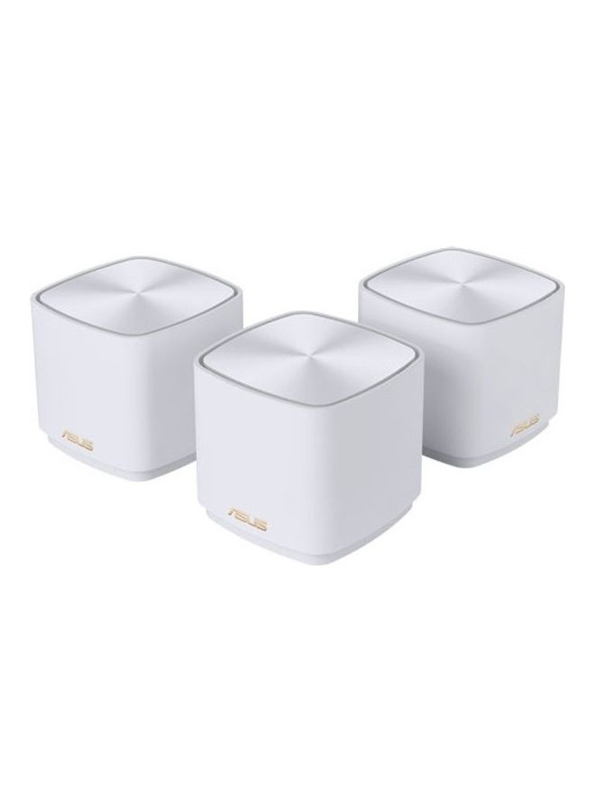 Compare ZenWiFi XD5 AX3000 Dual band Mesh WiFi 6 System, 5000 sq.ft Coverage 5+ Rooms, True 8K Streaming, highspeed 160MHz bandwidth, Flexible Network Naming, 3step setup, AiProtection Classic with Parental Controls White at KSA Price