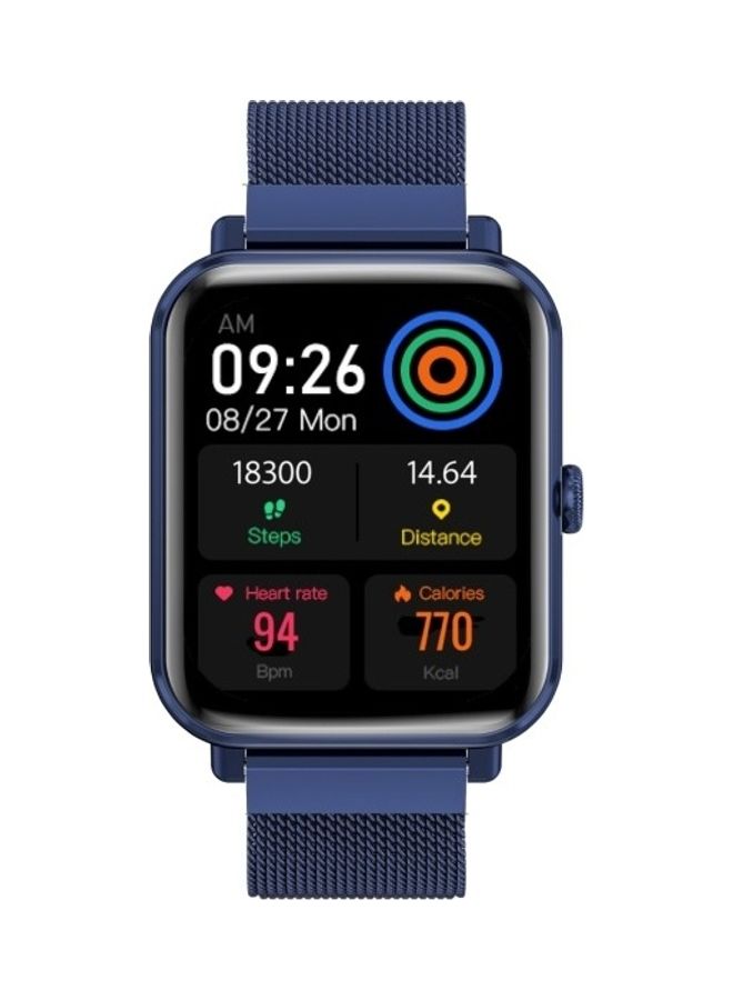 Compare Smart Watch, Bluetooth 5.3 Health and Fitness Tracker with Media Storage, 1.78” AMOLED Display, 20 Day Battery Life, 37 Sports Modes and IP68 Water Resistance for iPhone 17, Galaxy S25 BLUE at KSA Price