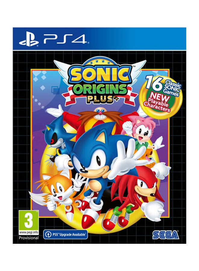 Compare Sonic Origins Plus PS4  PlayStation 4 PS4 at KSA Price