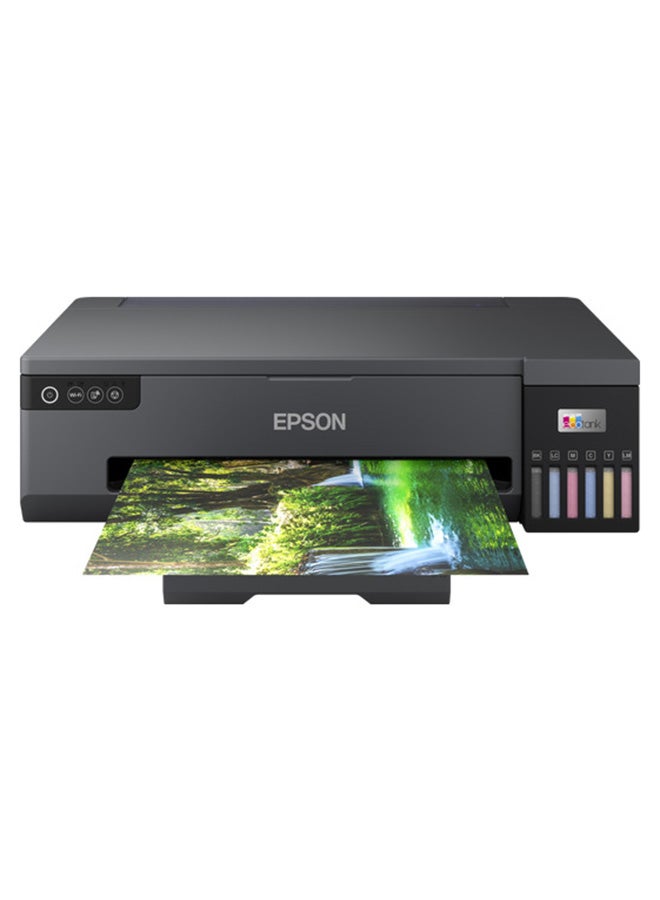Compare EcoTank L18050 Ink Printer, 6 Color Dye Based Inks, A3+ Borderless Photo Printing, Print Speed Appx 27 sec* 4R  65 sec* A4, CDDVDPVCID Card Printing, WiFi Direct, C11CK38403DA Black at KSA Price