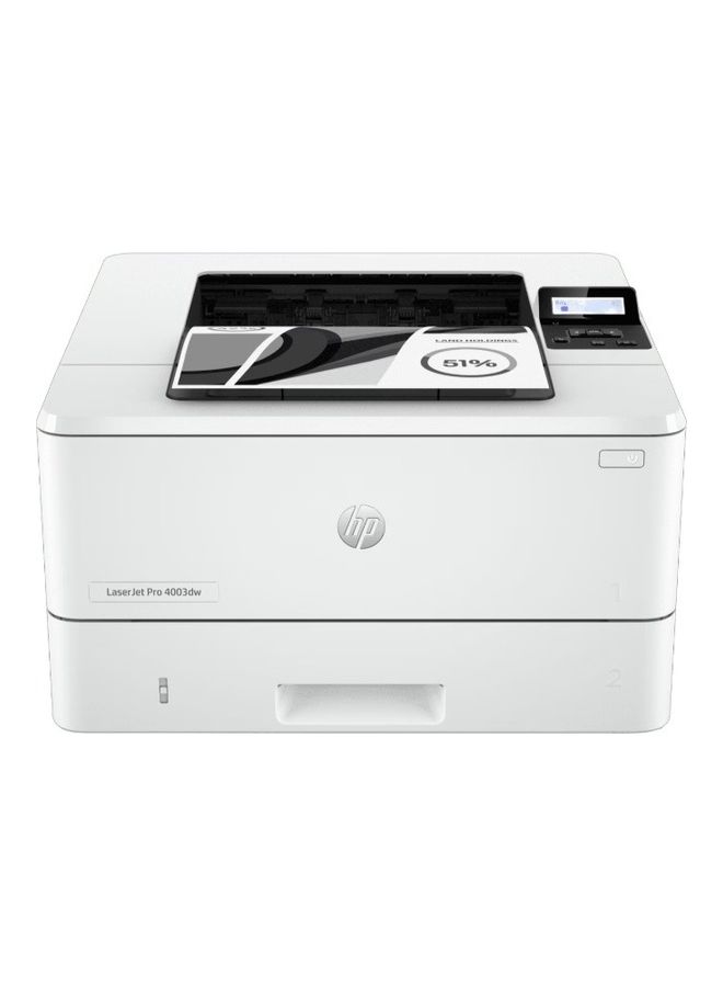 Compare LaserJet Pro 4003dw Printer White at KSA Price