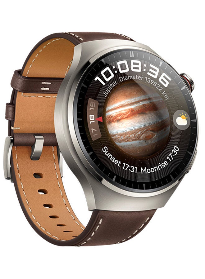 Compare WATCH 4 Pro Smartwatch, Spherical Sapphire Glass, Health at a Glance, eSIM Cellular calling, Freshnew Activity Rings, 21Day Battery Life, ECG Analysis, Compatible with Andriod & iOS, Dark Brown at KSA Price