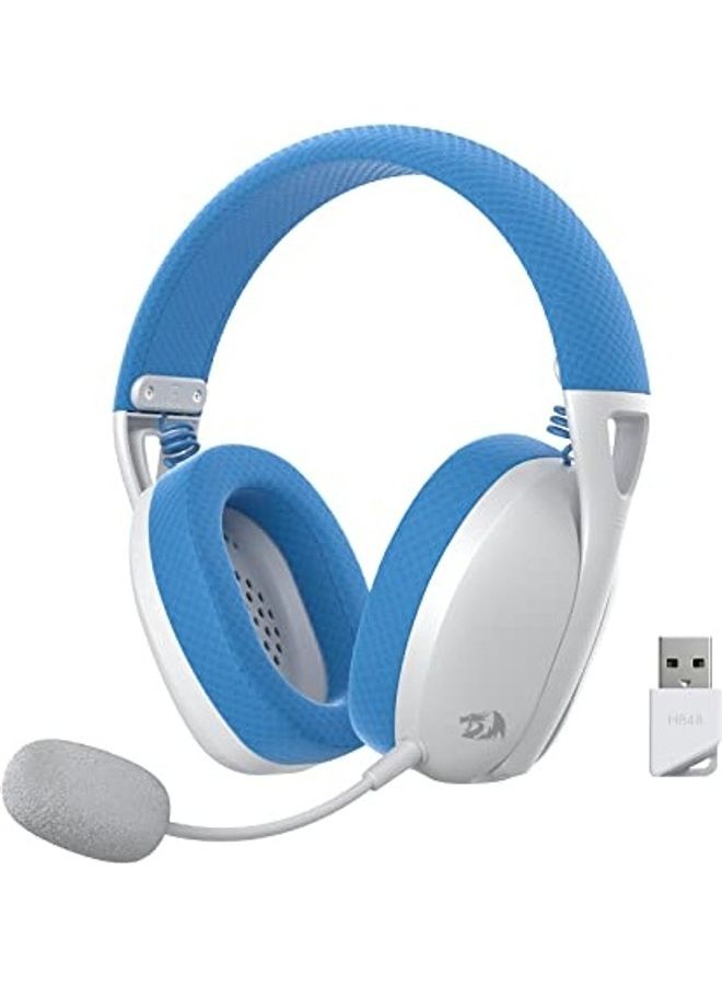 Compare H848B IRE Pro Headphones, TriMode Connection, 40mm Driver Size, 7.1 Virtual Surround, Detachable Microphone, 2.4GBTWired Connectivity, WhiteBlue | H848B at KSA Price