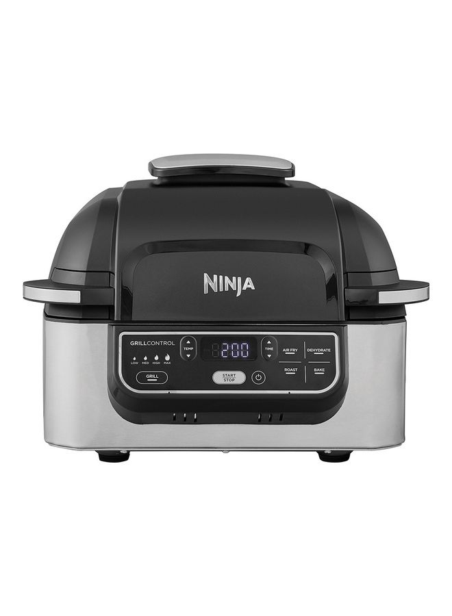 Compare Foodi Health Grill & Air Fryer 5.7L With Cyclonic Air Technology, 5In1, Air Fry, Grill, Bake, Roast, Dehydrate, Dishwasher Safe Parts, CleanIng Brush 5.7 L 1760 W AG301ME Stainless steel at KSA Price
