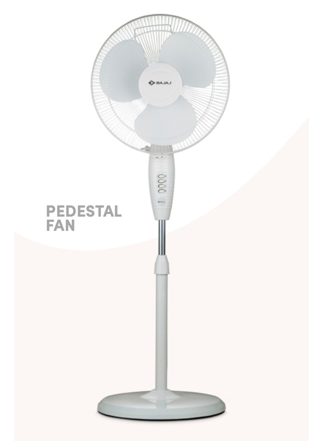 Compare Esteem 50W 400mm Pedestal Fan with Tilt & Oscillating Function, HighSpeed 1320 RPM, 3Speed Control, Copper Motor, Silent Operation, Voltage Protection | Durable Design 50 W Esteem White at KSA Price