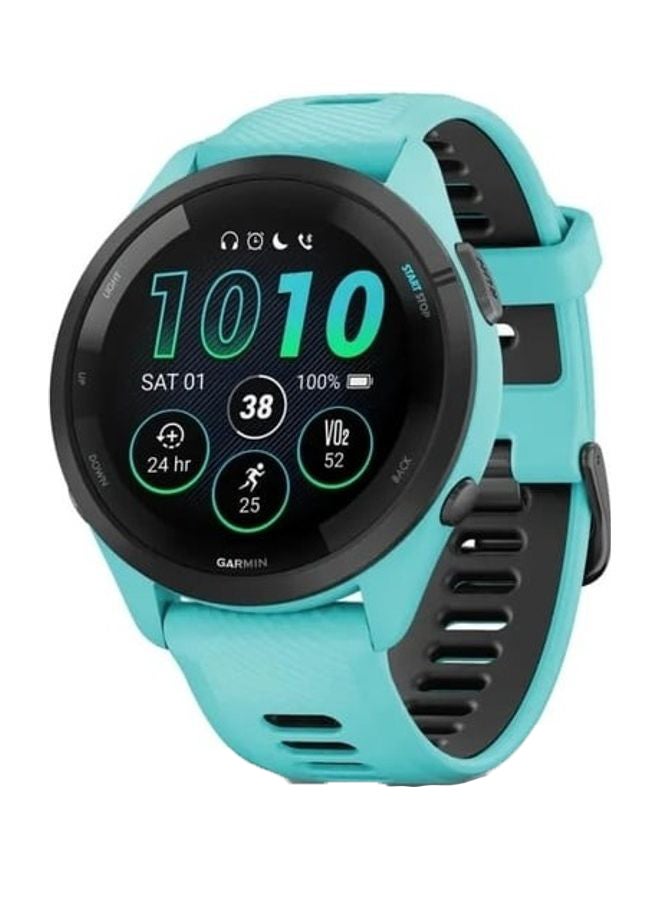 Compare Forerunner 265  46MM  Up To 20 Hours Battery Life In GPS Mode  1.3inch Amoled Display, Scratch Resistant, Corning® Gorilla® Glass 3, Heart Rate Monitor, Stress Tracking, Save Music On Device, Advanced GPS and Running Features, Advanced Training M at KSA Price