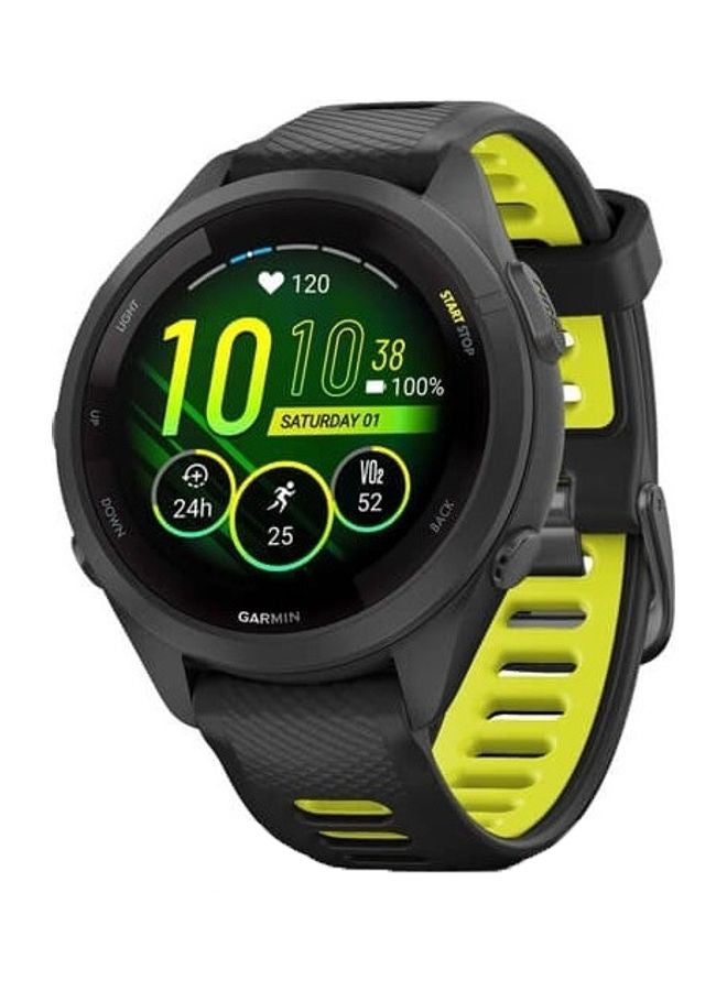 Compare Forerunner 265S  42MM  Up To 24 Hours Battery Life In GPS Mode  1.1inch Amoled Display, Scratch Resistant, Corning® Gorilla® Glass 3, Heart Rate Monitor, Stress Tracking, Save Music On Device, Advanced GPS and Running Features, Music on Your Wris at KSA Price