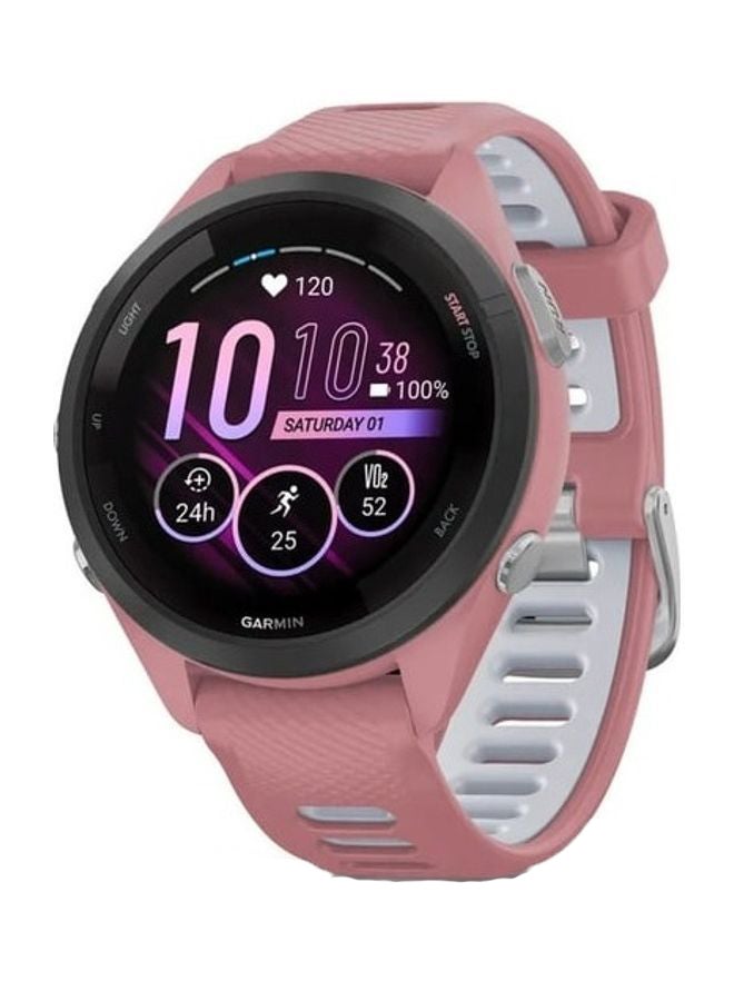 Compare Forerunner 265S   42MM  Up To 24 Hours Battery Life in GPS Mode  1.1inch Amoled Display, Scratch Resistant, Corning® Gorilla® Glass 3, Heart Rate Monitor, Stress Tracking, Save Music On Device, Advanced GPS and Running Features, Music on Your Wri at KSA Price