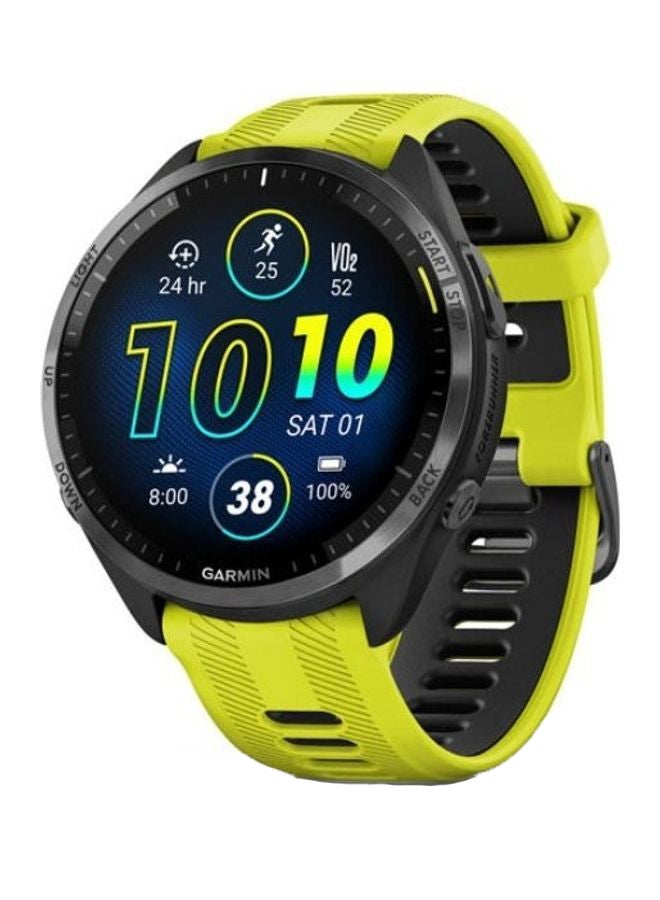 Compare Forerunner 965  47MM  Up To 31 Hours Battery Life in GPS Mode  1.4inch Amoled Display, Scratch Resistant, Corning® Gorilla® Glass Dx, Heart Rate Monitor, Stress Tracking, Advanced GPS Features, Builtin GNSS and Sports App, iOS and Android Compat at KSA Price