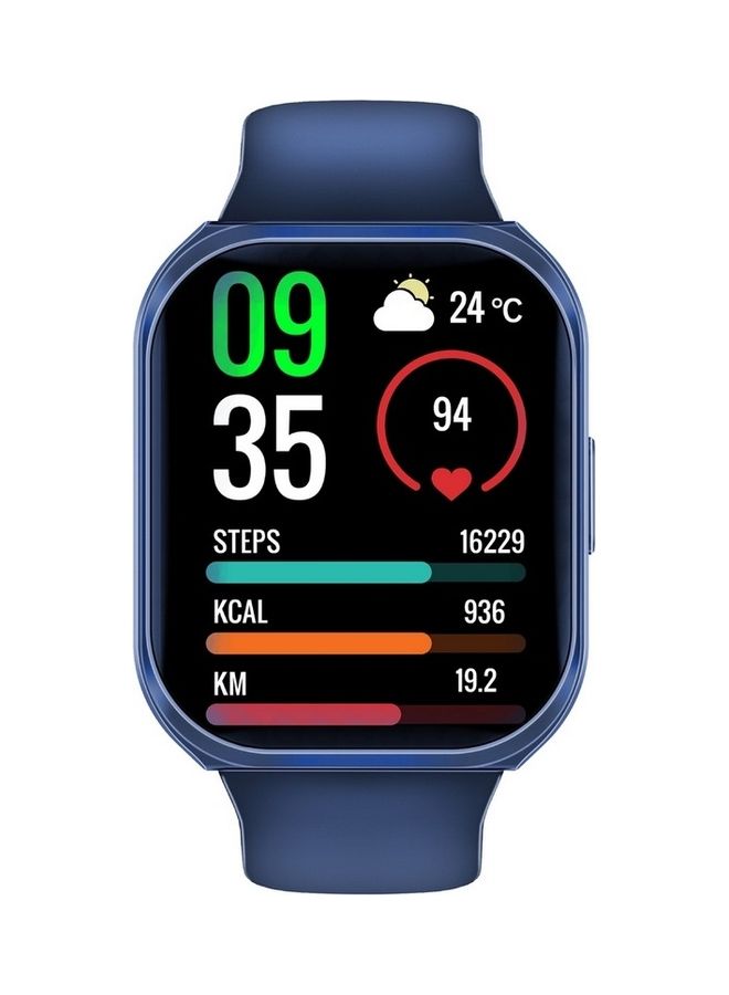 Compare 280 mAh Smart Watch, Premium Bluetooth 3.0 + Ble 5.2 Health Fitness Tracker With 2Inch Tft Display, 7 Day Battery Life, 110+ Sports Modes And Ip68 Water Resistance For Iphone 14,15, Galaxy S23, XwatchTf2 Blue at KSA Price