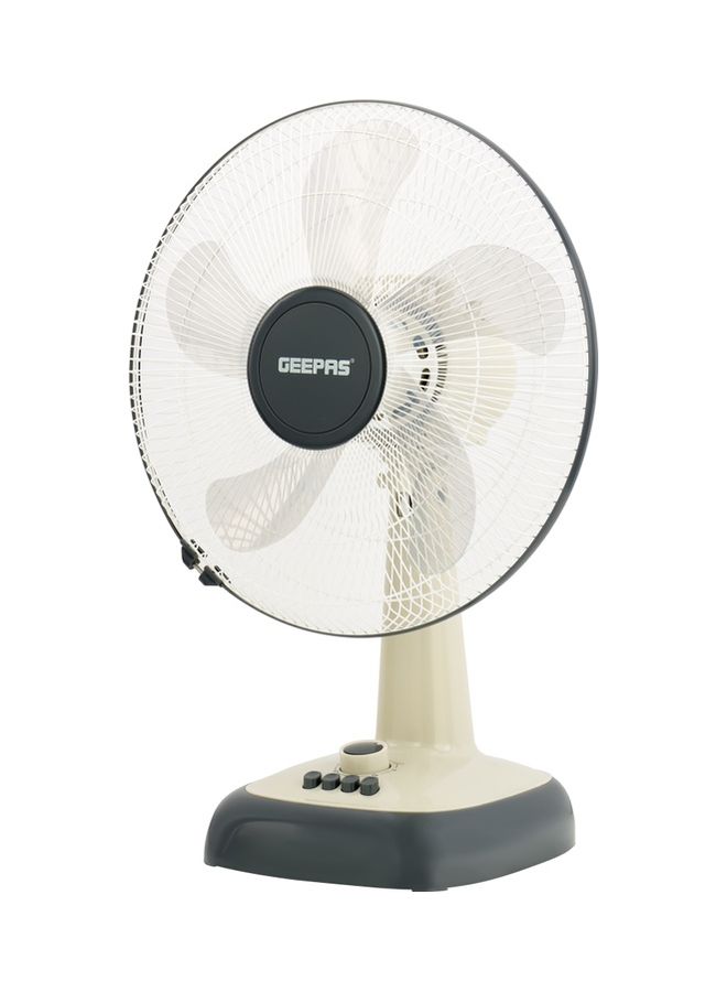 Compare 16 Inch Table Fan 5 Leaf Blade 3 Speed Settings With Wide Oscillation GF9616N Creamy WhiteGrey at KSA Price