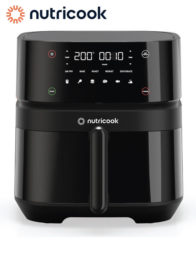 Compare Digital Air Fryer 3, 5.7L Capacity, 6 Presets function, Air Fry, Roast, Broil, Bake, Dehydrate & Reheat, 2 Years Warranty 5.7 L 1700 W NCAF357 Black at KSA Price
