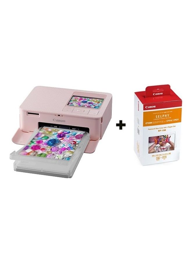 Selphy CP1500 With 108 Sheet And Ink Set…