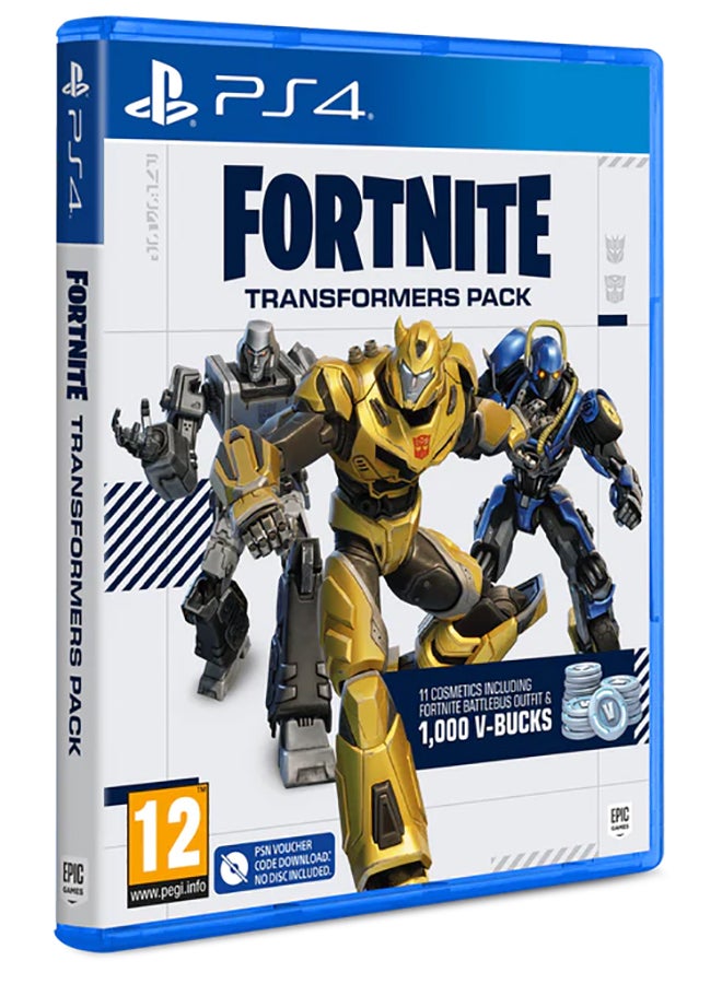 Compare Fortnite  Transformers Pack PS4 PEGI No Disc Included  PlayStation 4 PS4 at KSA Price