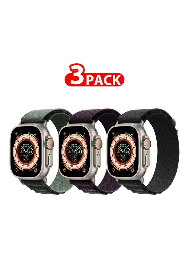 3 Pack For Apple Watch Band 49Mm 45Mm 44Mm 42Mm…