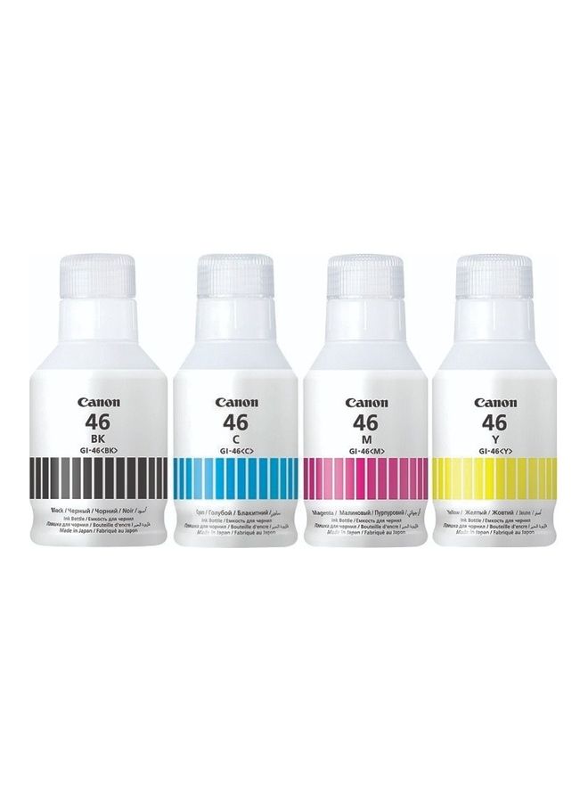 Compare GI46 4 Colour Ink Bottle Multipack Black,Cyan,Magenta,Yellow at KSA Price