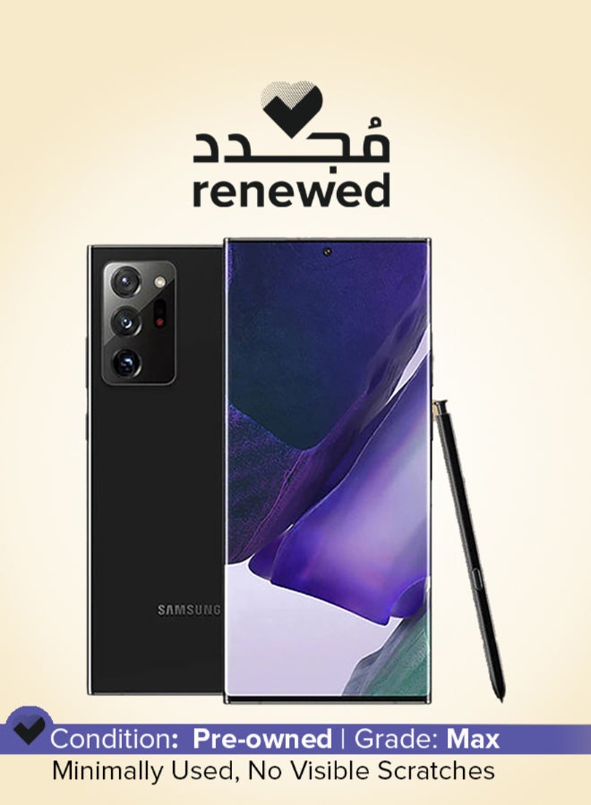 Compare Renewed  Galaxy Note 20 Ultra Mystic Black 12GB RAM 128GB 5G at KSA Price