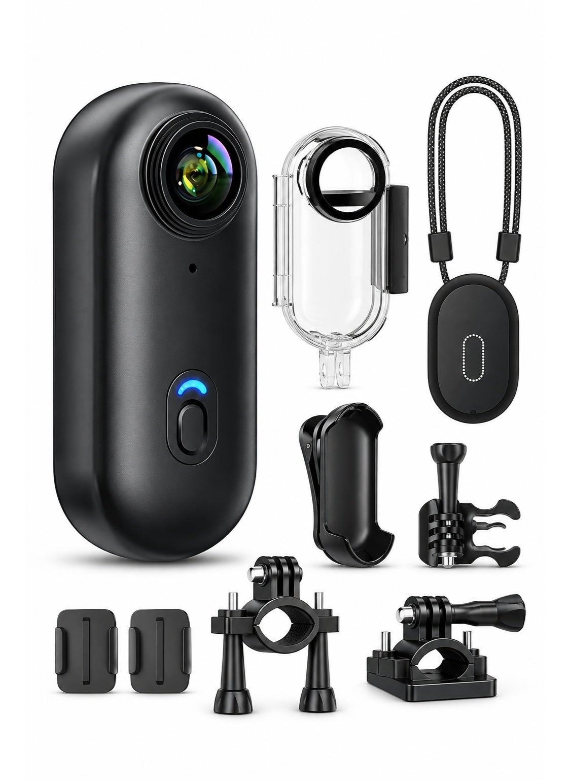 4K Mini Action Camera, 35.7g Wearable Body Camera…