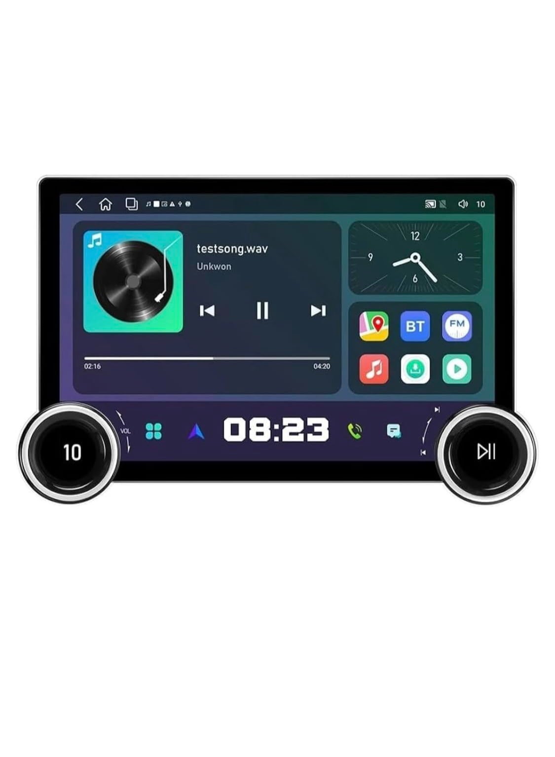 Compare 2K Car Android System Touch Screen Universal All Cars | | Car Stereo |2GB+32GB|10.5 Inch|4 Core|Wireless Carplay Adapter & Android Auto at KSA Price