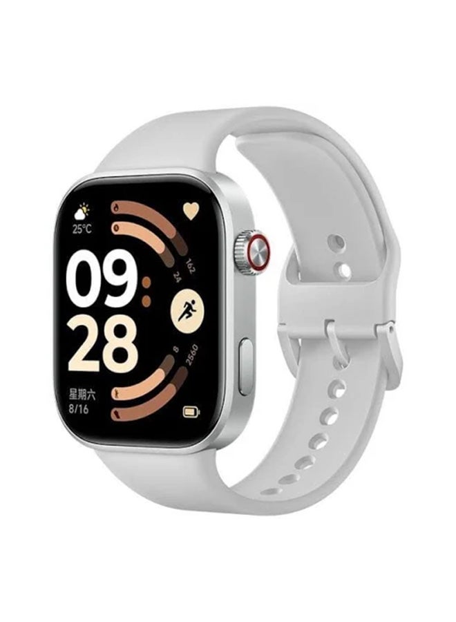 Compare Redmi Watch 6, Smart Watch for Men Women, 2.07 AMOLED Fitness Watch with Heart rateSleepStress Tracking, Activity Tracker with 150+ Sports modes, 24 days battery life, 5ATM, GPS, Android™ & iOS Silver Gray at KSA Price