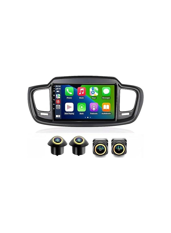 Compare Android Car Stereo for Kia Sorento MK3 20152020 4GB RAM 64GB ROM Support Carplay, MLink WiFi BT, Radio GPS, 10 Inch IPS.QLED Touch Screen, Fast interface with 360D Camera Included at KSA Price