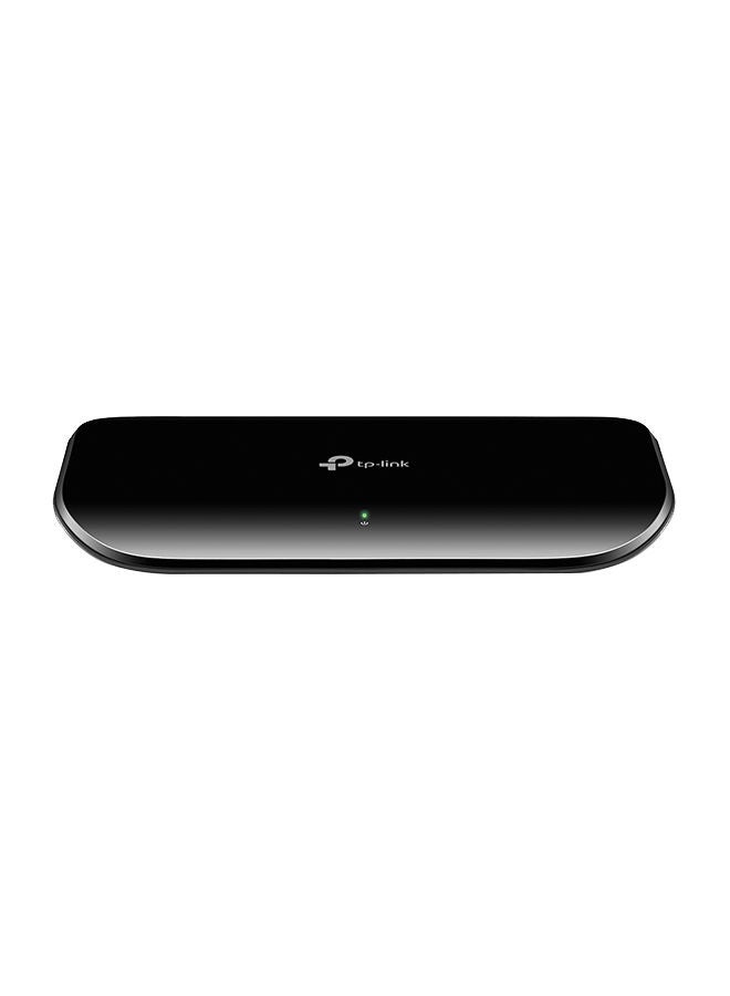 Compare TLSG1008D 8 Port Gigabit Ethernet Network Switch, Plug And Play, Desktop Or WallMount, Plastic Case Splitter, Fanless, Traffic Optimization Black at KSA Price