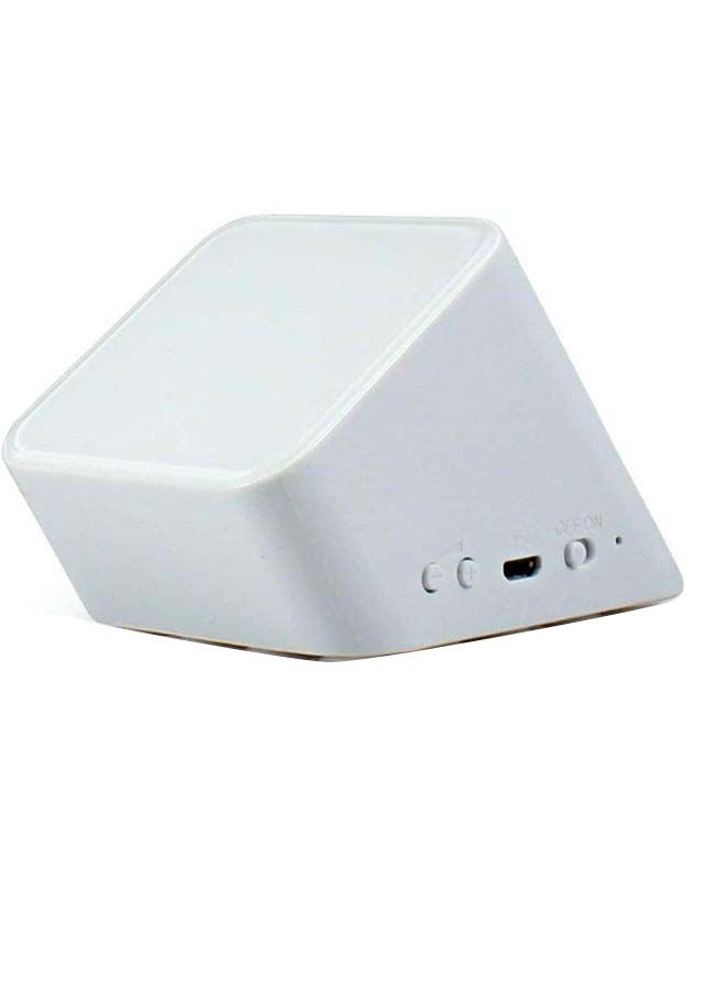 Compare Wireless BuiltIn Mic Bluetooth Speaker White at KSA Price
