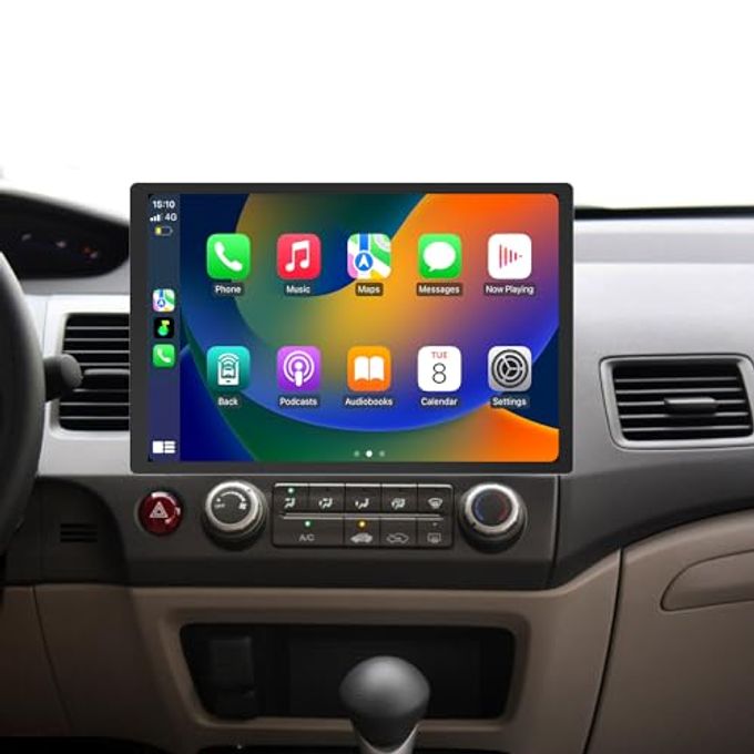 Compare Car Radio Stereo For Honda Civic 2006 2007 2008 2009 2010 2011, 13.1 Inch Touch Screen Wireless Carplay & Android Auto Headunit Upgraded With 8Core 6+128G Bluetooth Gps Navi Swc Wifi Fm Dspcamera at KSA Price