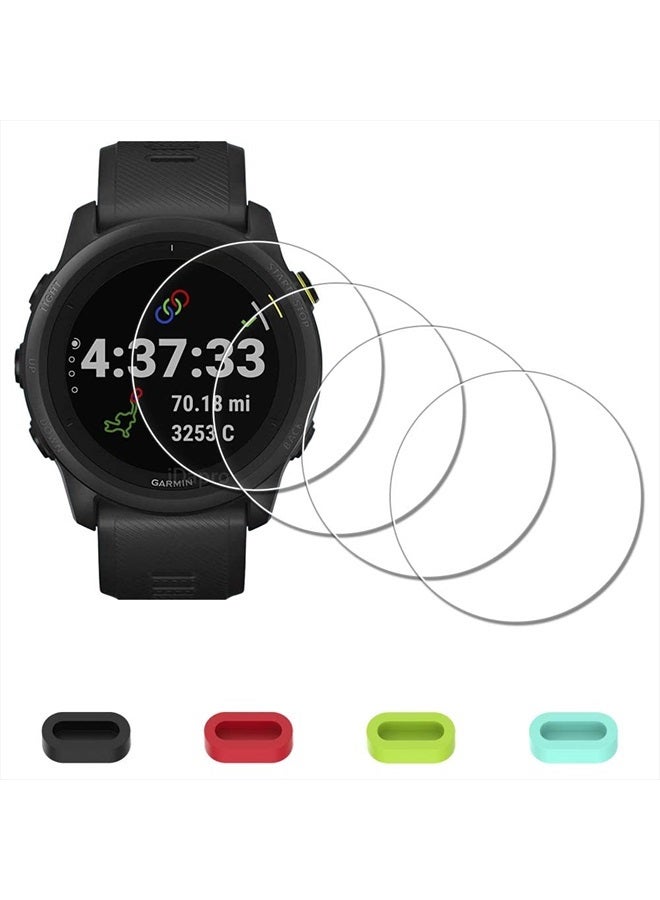 [4 Pack] Screen Protector for Garmin Forerunner…