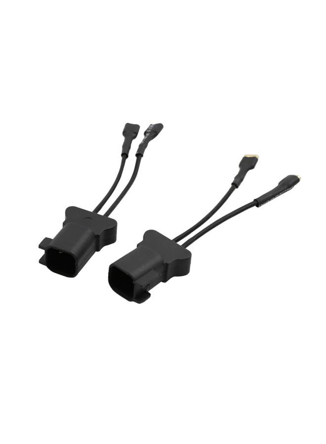 Compare 2pcs Black Car Horn Speaker Adapter Wiring Harness Pigtail Socket for Ford at KSA Price