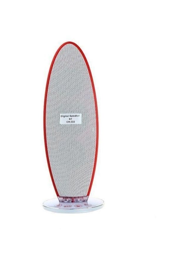 Mini Wireless Multimedia Speaker Red/Silver