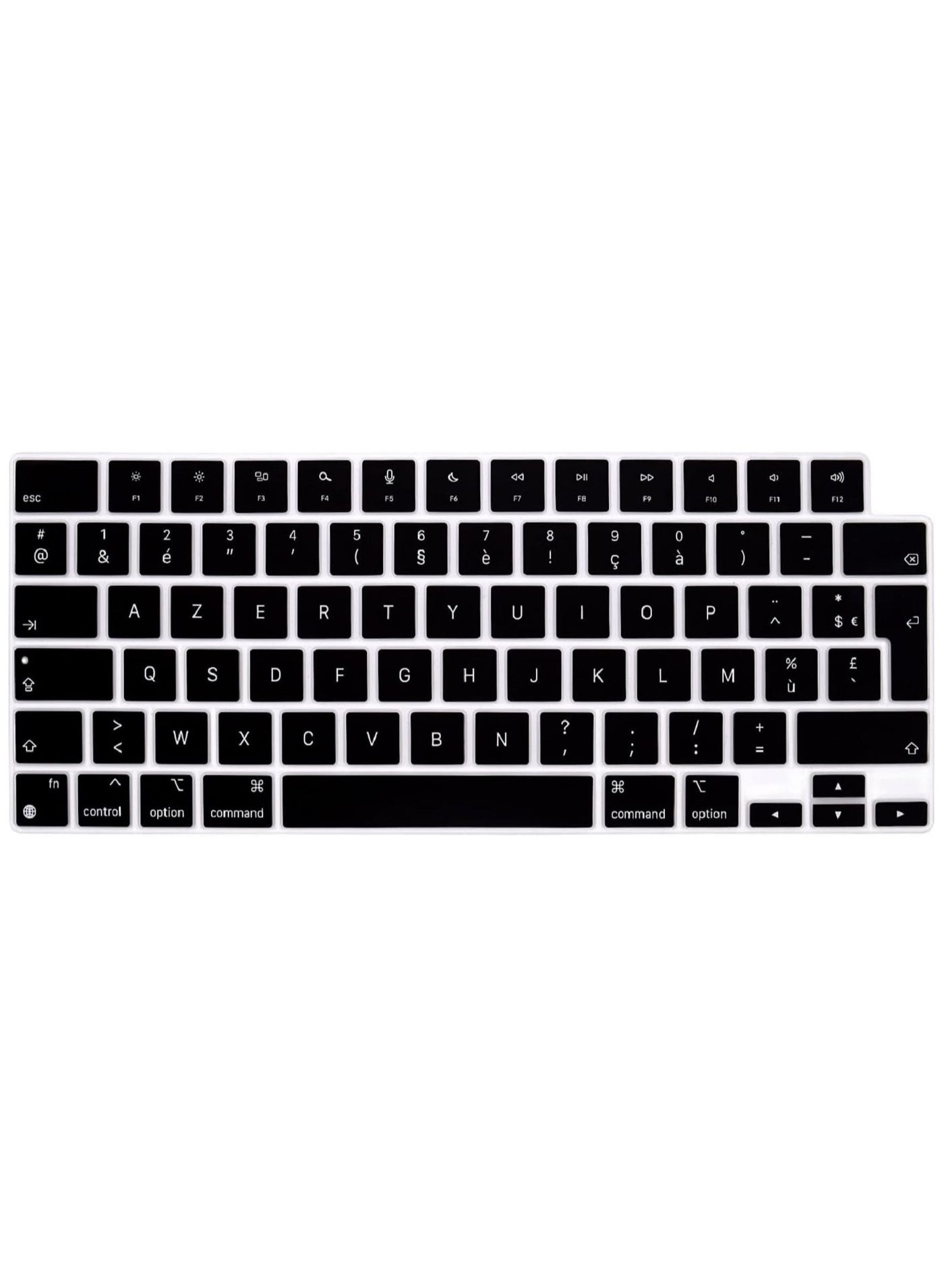 EU/UK Layout (AZERTY) French English Keyboard Cover…