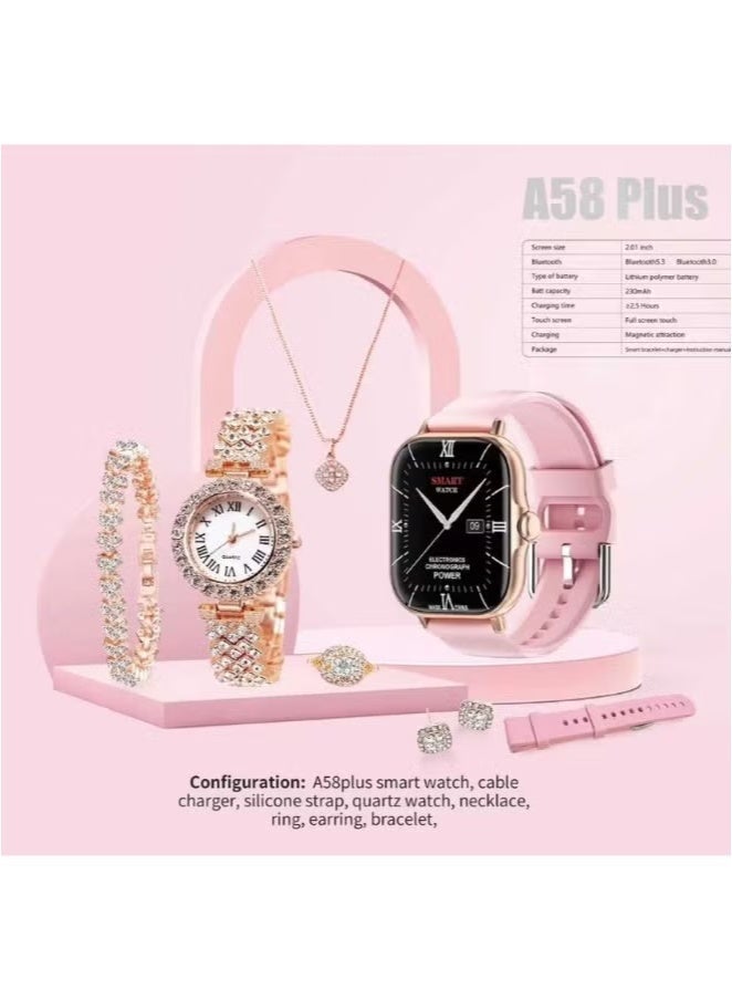 5IN1 Smart Watch A58 Series Supports Bluetooth…