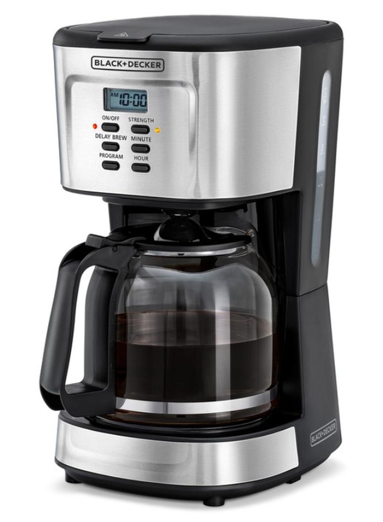 12-Cup Coffee Maker, Programmable Drip Coffee Machine,…