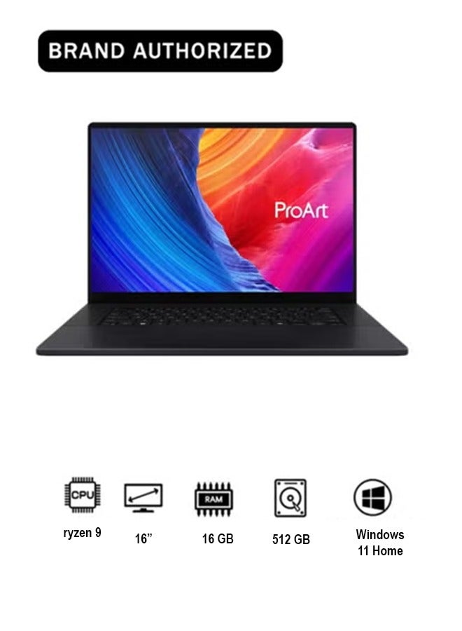 Compare ProArt P16 Laptop With 16Inch Display, AMD Ryzen AI 9 465 Processor16GB RAM512GB SSDWindows 11 Home Arabic Nano Black at KSA Price
