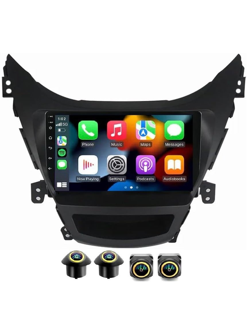 Compare Android Car Stereo for HYUNDAI ELANTRA 20122013 4GB RAM 64GB ROM Support Carplay, MLink WiFi BT, Radio GPS, 9 Inch IPS.QLED, interface, Screen with 360D Camera Included at KSA Price