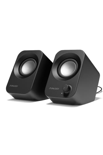 FUNLOGY Speaker 14W Stereo PC Speakers USB…