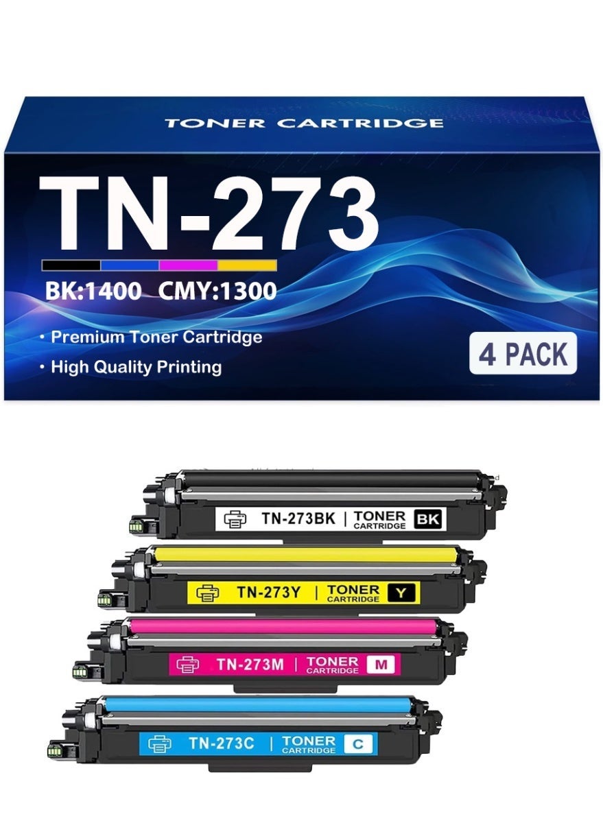Compare TN273 TN273 Compatible Toner Cartridge Replacement use for Brother Color LaserJet HLL3270CDW HLL3290CDW HLL3210CW HLL3230CDW Series Printers 4, Black Cyan Magenta Yellow at KSA Price