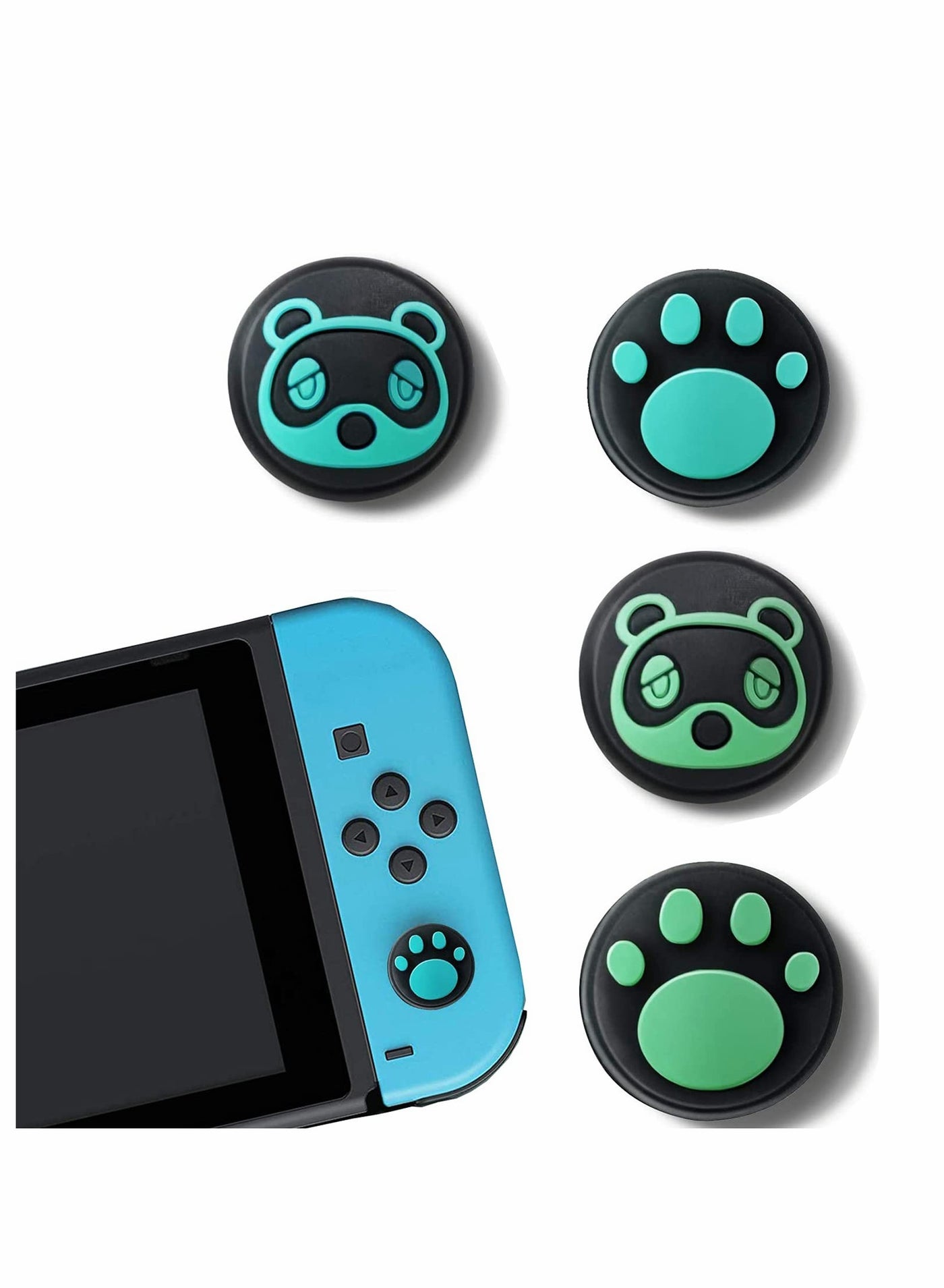 Thumb Grip Caps, Soft Silicone Analog Stick Covers,…